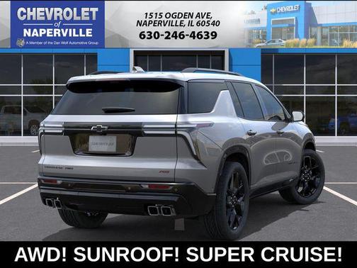 Sterling Gray Metallic 2026 Chevrolet Traverse RS