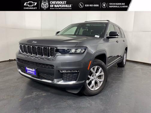 Gray Metallic 2022 Jeep Grand Cherokee L Limited