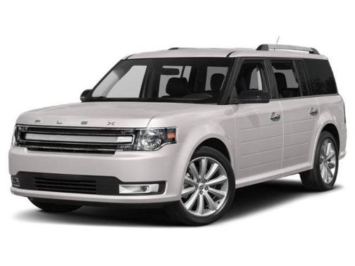 White Platinum Metallic Tri-Coat 2019 Ford Flex SEL