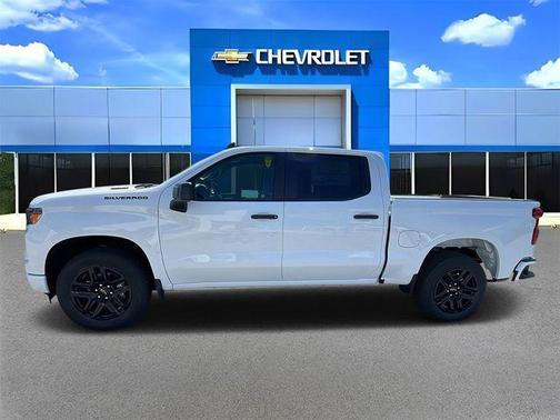 Summit White 2026 Chevrolet Silverado 1500 Custom