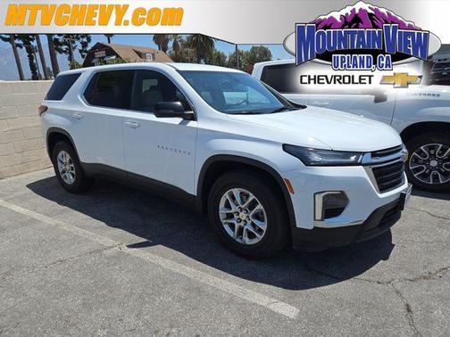 Summit White 2023 Chevrolet Traverse LS
