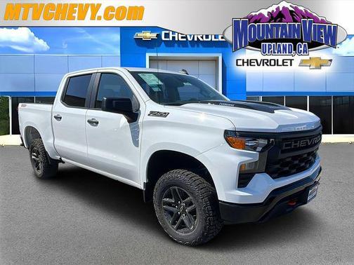Summit White 2026 Chevrolet Silverado 1500 Custom Trail Boss