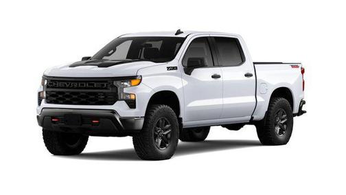Summit White 2026 Chevrolet Silverado 1500 Custom Trail Boss