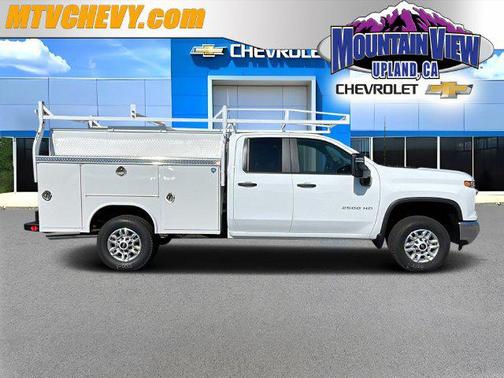 Summit White 2026 Chevrolet Silverado 2500 Double Cab, Long Bed, WT, RWD