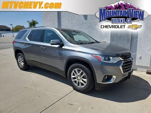 Satin Steel Metallic 2020 Chevrolet Traverse LT Cloth