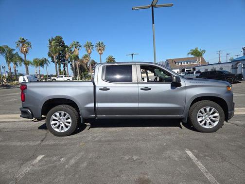 Satin Steel Metallic 2021 Chevrolet Silverado 1500 Custom