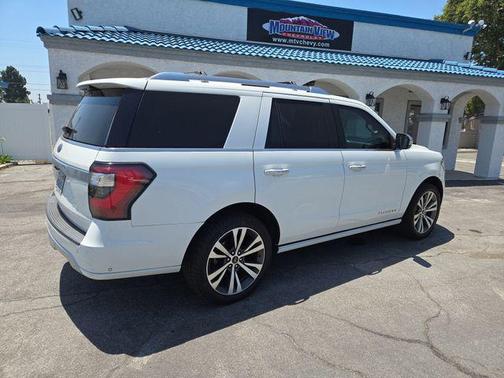 Star White Metallic Tri-Coat 2020 Ford Expedition Platinum