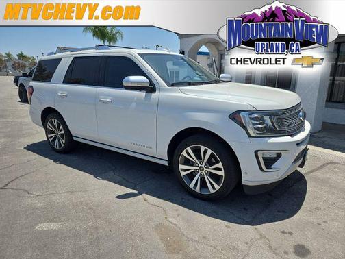 Star White Metallic Tri-Coat 2020 Ford Expedition Platinum