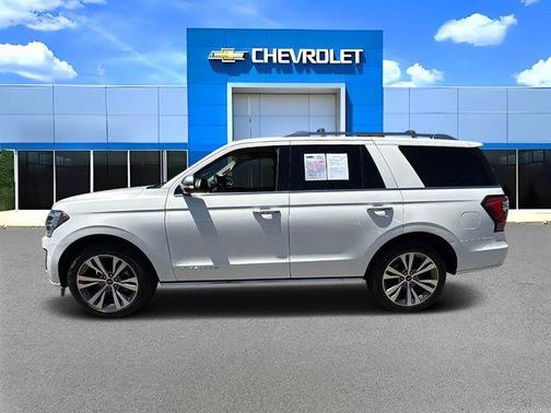 Star White Metallic Tri-Coat 2020 Ford Expedition Platinum