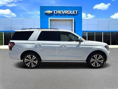 Star White Metallic Tri-Coat 2020 Ford Expedition Platinum