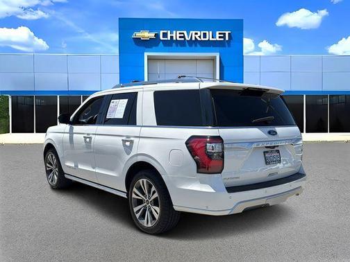Star White Metallic Tri-Coat 2020 Ford Expedition Platinum