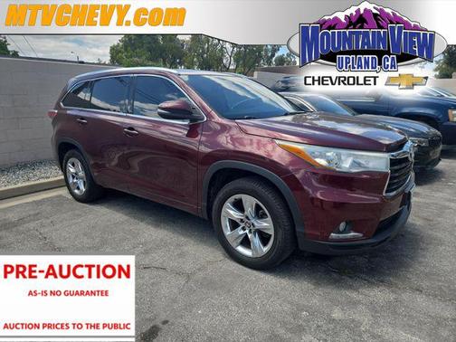 Ooh La La Rouge Mica 2016 Toyota Highlander Limited