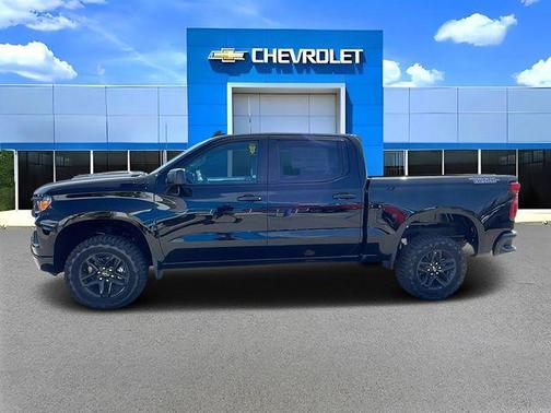 Black 2026 Chevrolet Silverado 1500 Custom Trail Boss