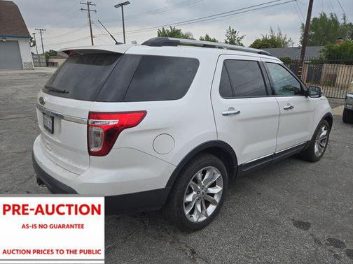 White Platinum Metallic Tri-Coat 2014 Ford Explorer Limited