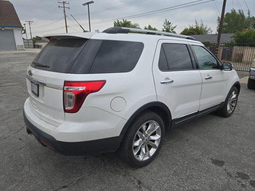White Platinum Metallic Tri-Coat 2014 Ford Explorer Limited
