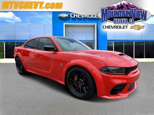 Go Mango 2023 Dodge Charger SRT Hellcat Widebody Jailbreak