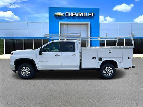 Summit White 2026 Chevrolet Silverado 2500 Double Cab, Long Bed, WT, 4WD
