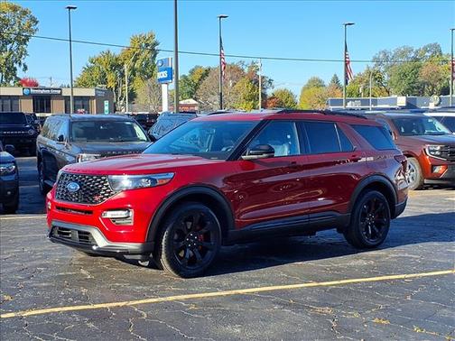 Rapid Red Metallic Tinted Clearcoat 2023 Ford Explorer ST