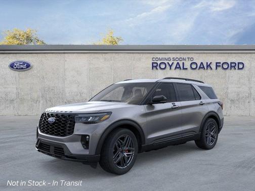 Carbonized Gray Metallic 2026 Ford Explorer ST-Line