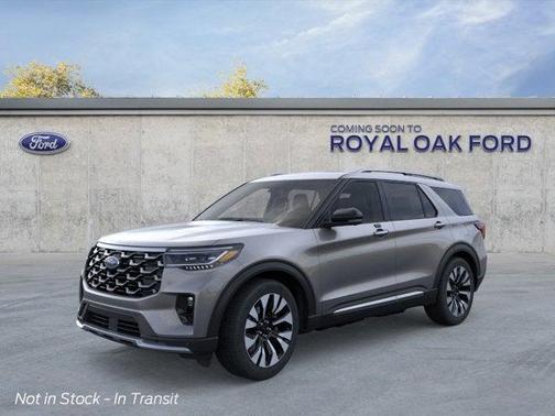 Carbonized Gray Metallic 2026 Ford Explorer Platinum