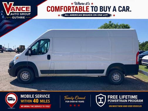 Bright White Clearcoat 2023 RAM ProMaster 2500 High Roof