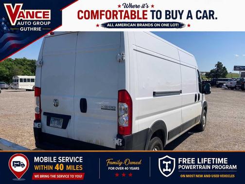 Bright White Clearcoat 2023 RAM ProMaster 2500 High Roof