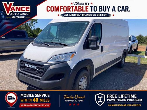 Bright White Clearcoat 2023 RAM ProMaster 2500 High Roof