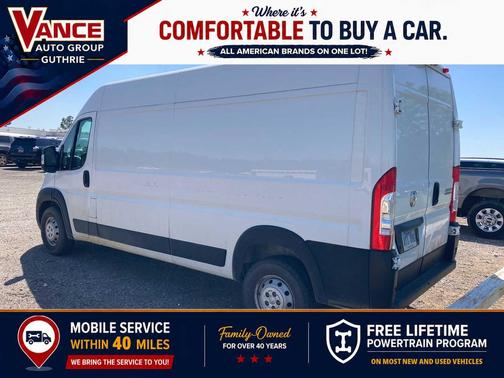 Bright White Clearcoat 2023 RAM ProMaster 2500 High Roof