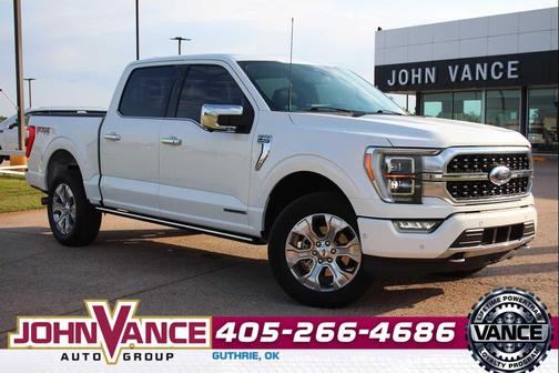 Star White Metallic Tri-Coat 2023 Ford F-150 Platinum