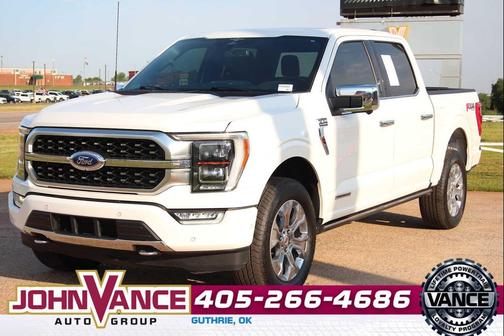 Star White Metallic Tri-Coat 2023 Ford F-150 Platinum