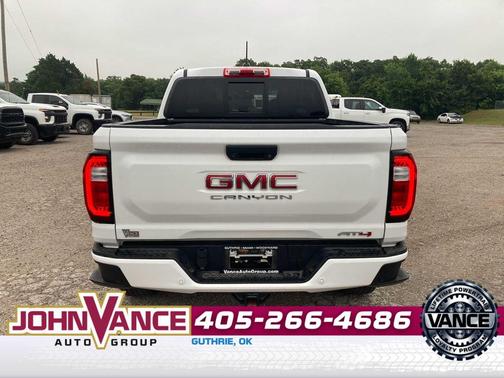 Summit White 2025 GMC Canyon AT4