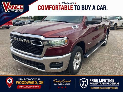 Delmonico Red Pearlcoat 2025 RAM 1500 Big Horn/Lone Star