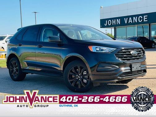 Agate Black Metallic 2024 Ford Edge SE