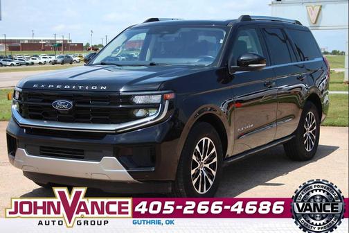 Agate Black Metallic 2025 Ford Expedition Platinum