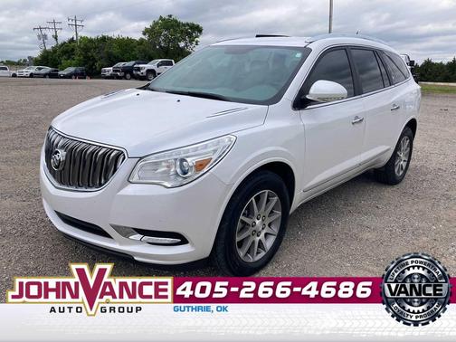 White Frost Tricoat 2017 Buick Enclave Leather