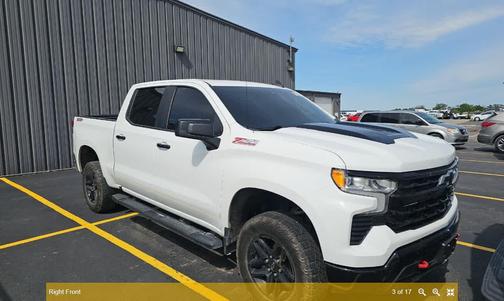 Summit White 2023 Chevrolet Silverado 1500 LT Trail Boss