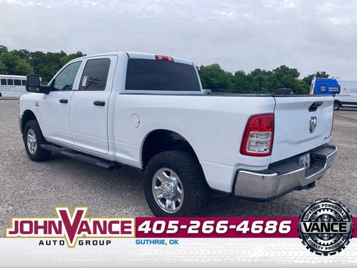 Bright White Clearcoat 2024 RAM 2500 Tradesman Crew Cab 4x4 6'4' Box