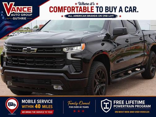 Black 2026 Chevrolet Silverado 1500 RST