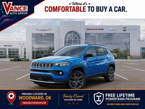 Hydro Blue Pearlcoat 2026 Jeep Compass Sport