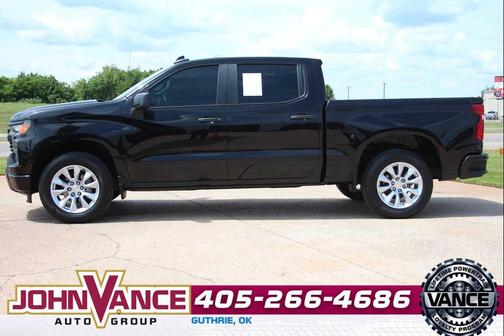 Black 2023 Chevrolet Silverado 1500 Custom