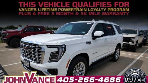 Summit White 2025 GMC Yukon Denali