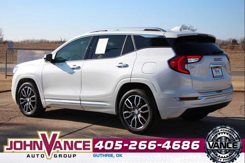 White Frost Tricoat 2022 GMC Terrain Denali