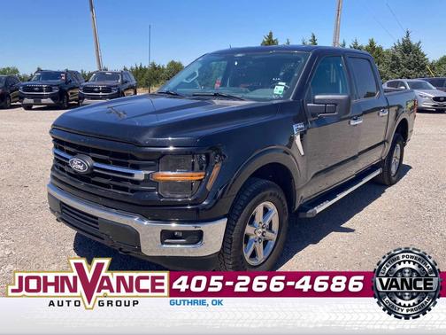 Agate Black Metallic 2025 Ford F-150 XLT