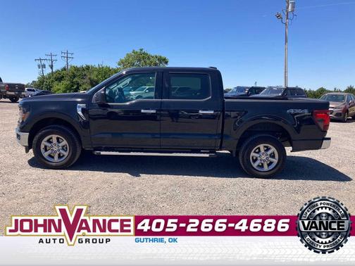 Agate Black Metallic 2025 Ford F-150 XLT