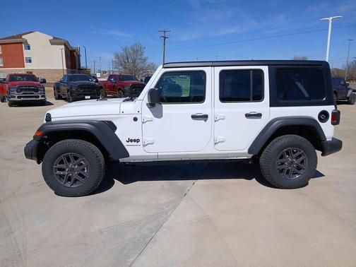 Bright White Clearcoat 2025 Jeep Wrangler Sport S