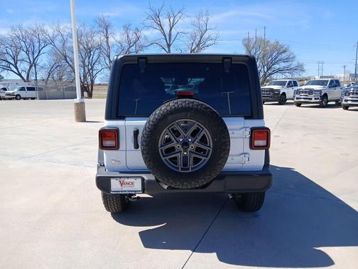 Bright White Clearcoat 2025 Jeep Wrangler Sport S