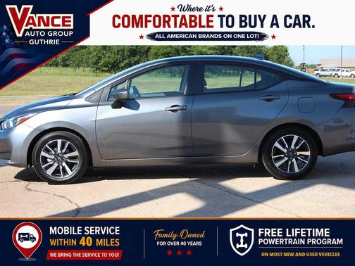 Gun Metallic 2024 Nissan Versa 1.6 SV