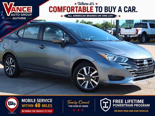 Gun Metallic 2024 Nissan Versa 1.6 SV