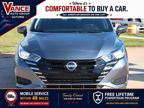 Gun Metallic 2024 Nissan Versa 1.6 SV