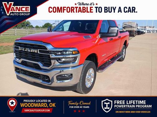 Flame Red Clearcoat 2026 RAM 2500 Big Horn Crew Cab 4x4 6'4' Box